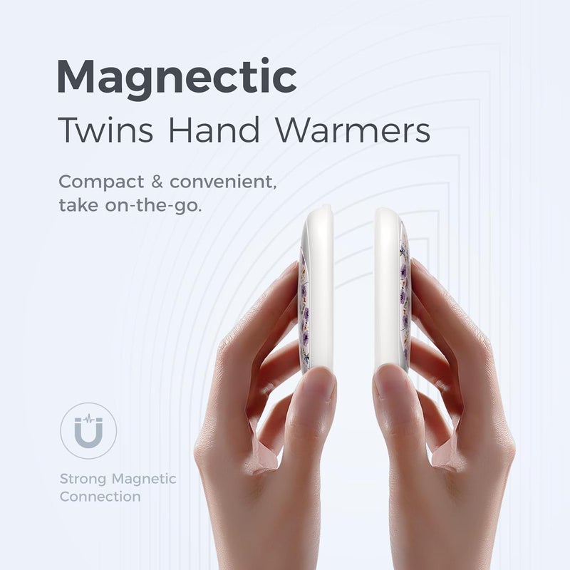 OCOOPA Magnetic Rechargeable Hand Warmers 2 Pack, Ultrathin Electric Handwarmers, Portable Pocket-Sized Heater, for Men, Women Purse Must Haves, Union UT3 Lite - Image 5